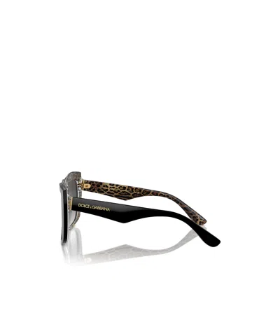 Dolce & Gabbana Square-frame Oversized Sunglasses In Schwarz