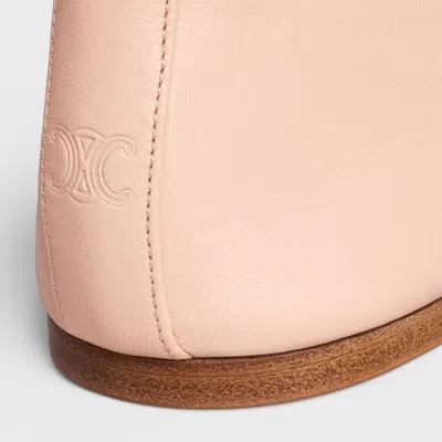Celine Double Strap Flat Shoes In Light Pink