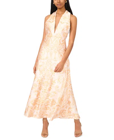 Parker Women's The Nia Printed Halter Maxi Dress In Dandelion