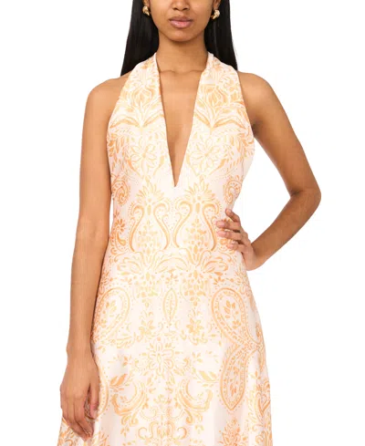 Parker Women's The Nia Printed Halter Maxi Dress In Dandelion