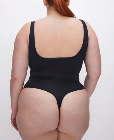 Good American Sculpting Modern Tank Bodysuit In Black