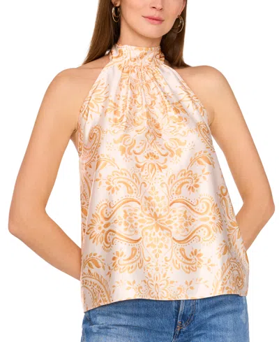 Parker Women's The Erica Paisley-print Halter Top In Dandelion