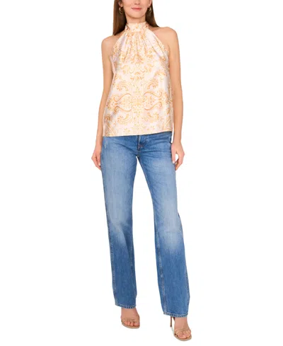 Parker Women's The Erica Paisley-print Halter Top In Dandelion