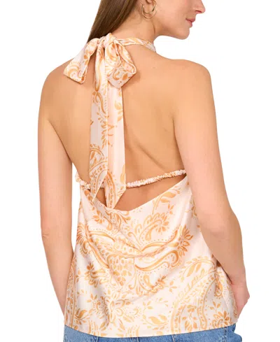 Parker Women's The Erica Paisley-print Halter Top In Dandelion