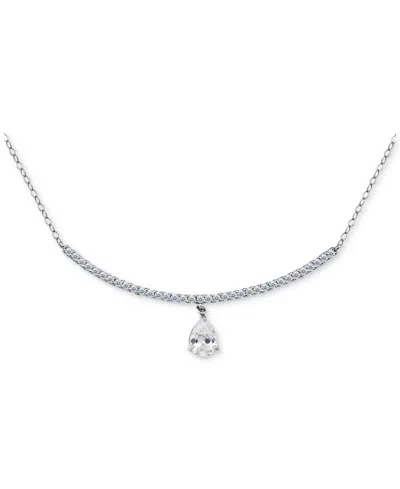 Giani Bernini Cubic Zirconia Heart Pendant Necklace (2-1/20 Ct. T.w.) In Sterling Silver, 16" + 2" Extender In Silver
