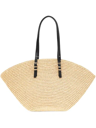 Michael Kors Shoulder Bag In Beige With Top Two Adjustable Top Handles In Neutrals