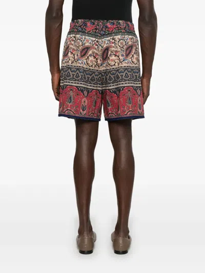 Valentino Garavani Voyage Imaginaire Bermuda Shorts In Multi