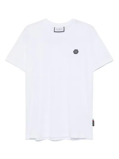 Philipp Plein Lightweight Short Sleeve Crew Neck T-shirt In White