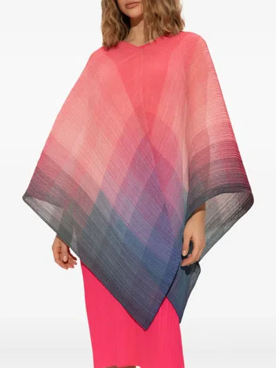 Issey Miyake Pleats Please Scarf In Pink