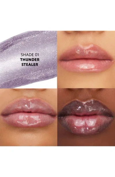 Saint Laurent Yves  Loveshine Plumping Lip Oil Gloss With Hyaluronic Acid In 01 Thunder Stealer