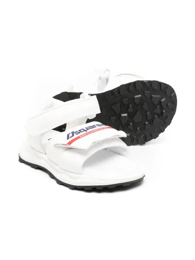 Dsquared2 Logo-print Sandals In White