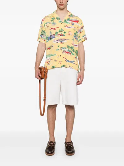 Polo Ralph Lauren Polo À Motif In Yellow