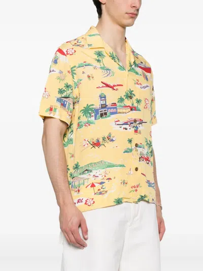 Polo Ralph Lauren Polo À Motif In Yellow