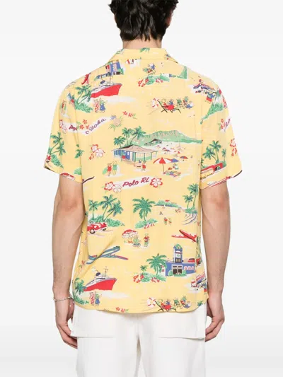 Polo Ralph Lauren Polo À Motif In Yellow