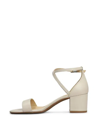 Michael Kors Serena Flex Sandal Sandals In Beige Leather In Neutrals