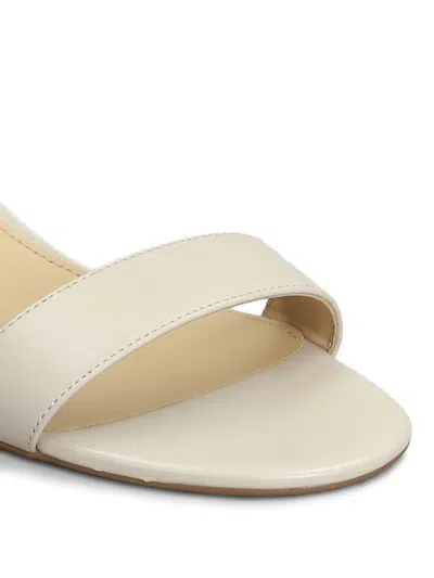Michael Kors Serena Flex Sandal Sandals In Beige Leather In Neutrals