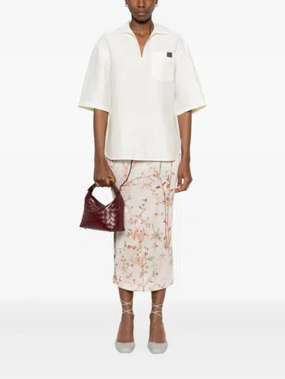 Max Mara Osiride Top In Neutrals