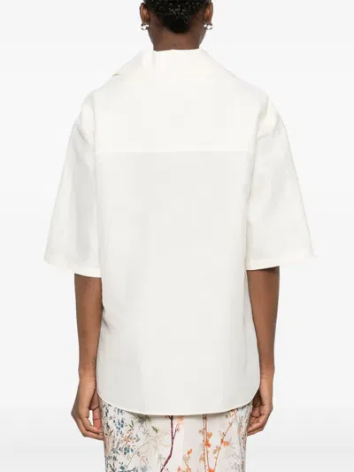 Max Mara Osiride Top In Neutrals