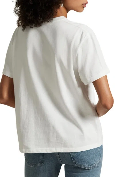 Polo Ralph Lauren White Cotton T-shirt With Logo In White
