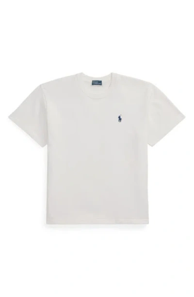 Polo Ralph Lauren White Cotton T-shirt With Logo In White