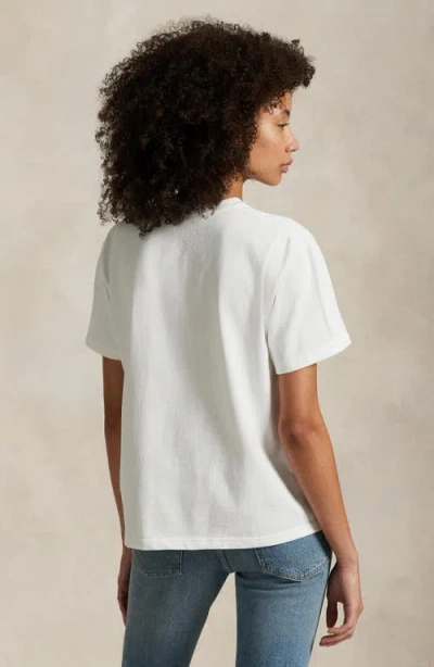 Polo Ralph Lauren White Cotton T-shirt With Logo In White