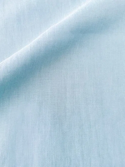 Anaya So Soft Linen Pillow With Down Insert In Light Blue