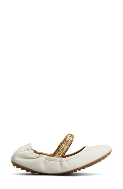 Tod's Dee Ballerina Shoes In Beige
