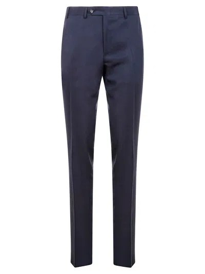 Canali Two-button Patch-pocket Suit In Blue