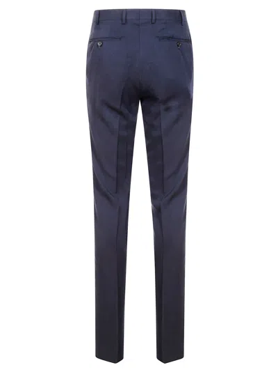 Canali Two-button Patch-pocket Suit In Blue