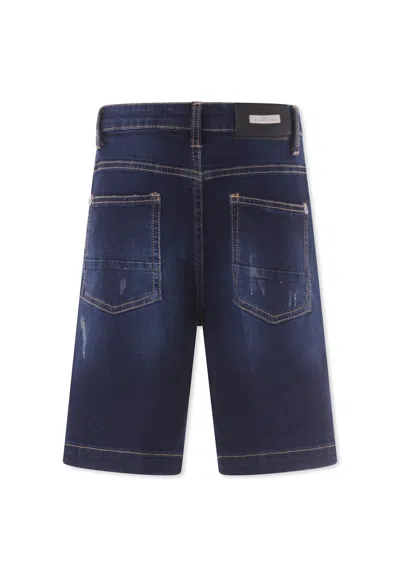 Richmond Denim Jeans For Boy With Logo In Blue