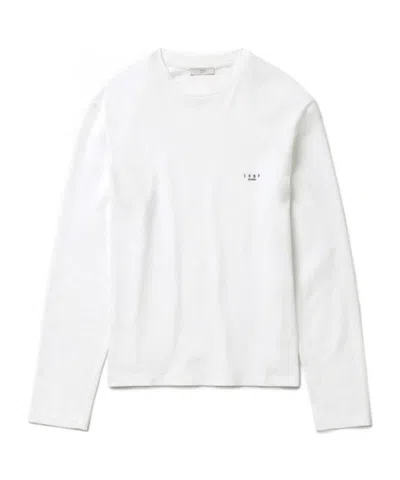 1989 Studio Long-sleeved T-shirt With Embroidered Logo In White