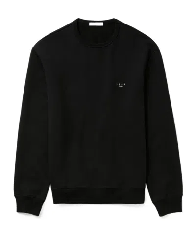 1989 Studio Crewneck Sweatshirt Ribbed Cuffs And Hem In Black