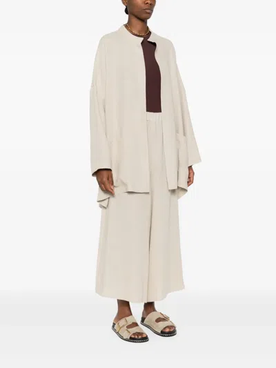 Dušan Linen Coat In 中性色