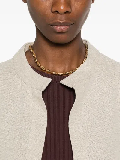 Dušan Linen Coat In 中性色