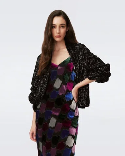 Diane Von Furstenberg Laredo Jacket In Black