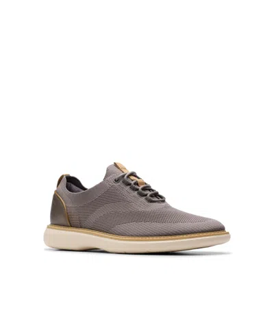 Clarks Men's Collection Brantin Knit Shoes In Gray Knit