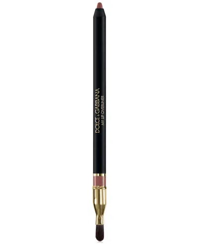 Dolce & Gabbana My Lip Overliner In 03 My Rosy Nude - Warm Rosy Brown Nude