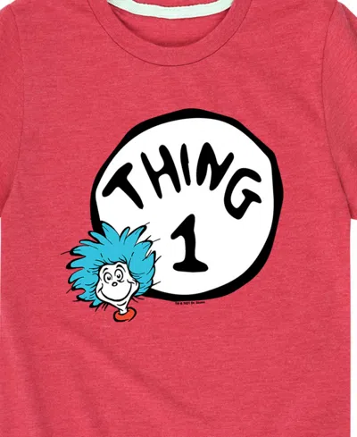 Hybrid Big Boys Thing 1 Graphic T-shirt In Red