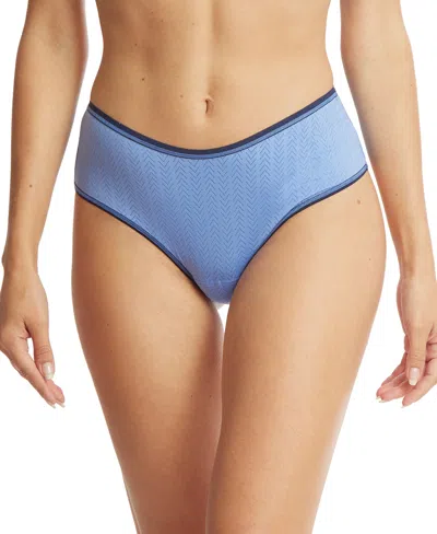 Hanky Panky Women's Move Calm Hi-rise Thong 3 Pack In Black,granite,cool,pearl