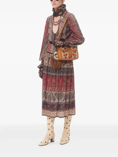 Valentino Paisley Print Shirt In Multicolor.