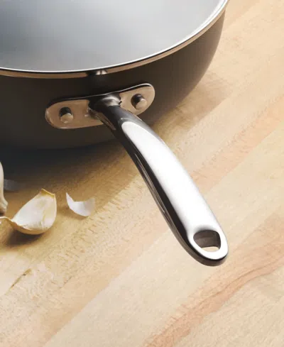 Rachael Ray Professional Hard-anodized Nonstick 4-qt. Saucier Saucepan In Gray