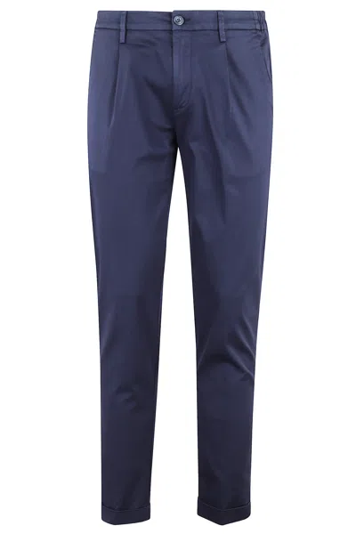 Re-hash Mucha Chinos Con Risvolto In Blu