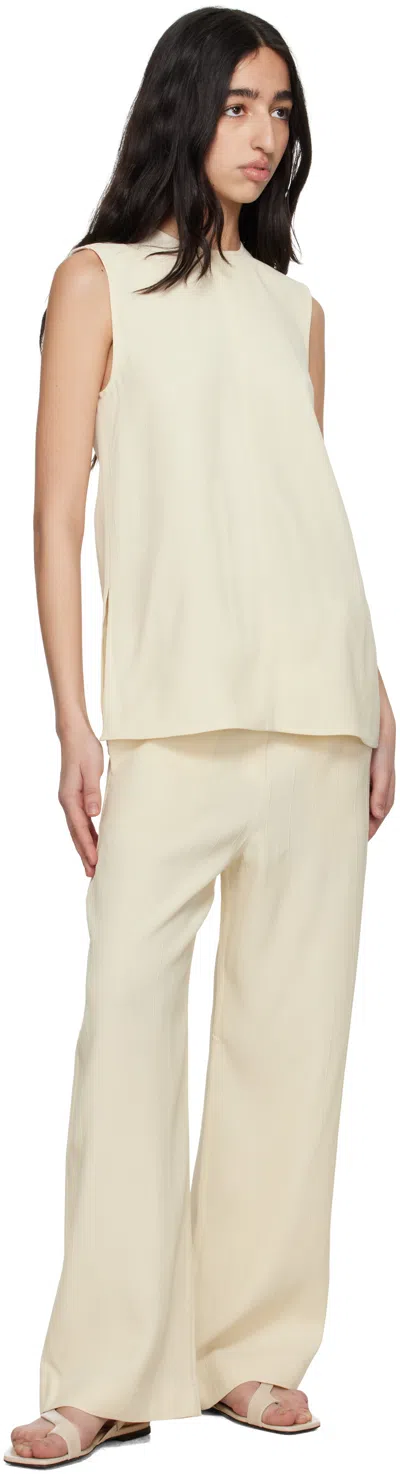 Totême Toteme Main Sleeveless Top In Ecru 116