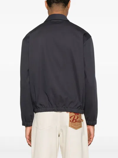 Maison Kitsuné Jackets Short Elasticated Cuffs In Blau