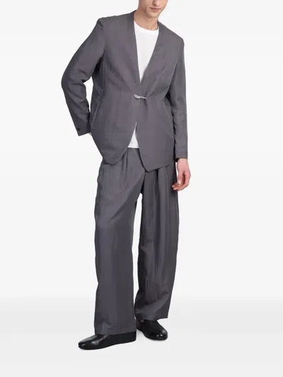 Attachment T-shirt In White Polyester In Weiss