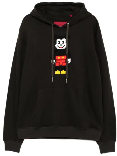 Mostly Heard Rarely Seen 8-bit Mouse-bear Hoodie In Grey