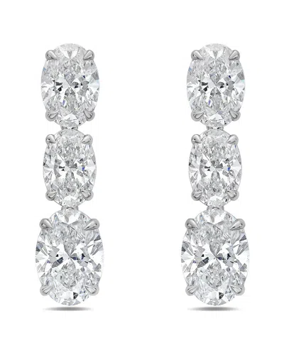 Diana M Lab Grown Diamonds Diana M. 14k 13.30 Ct. Tw. Lab-grown Diamond Hanging Earrings