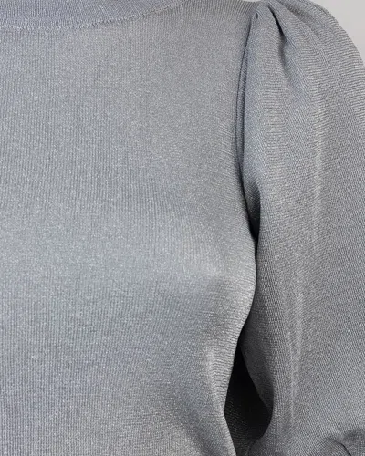 Liu •jo Maglia In Lurex Argento In Silver