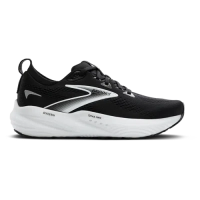 Brooks Glycerin Gts 22 Running Shoe In Black/grey/white