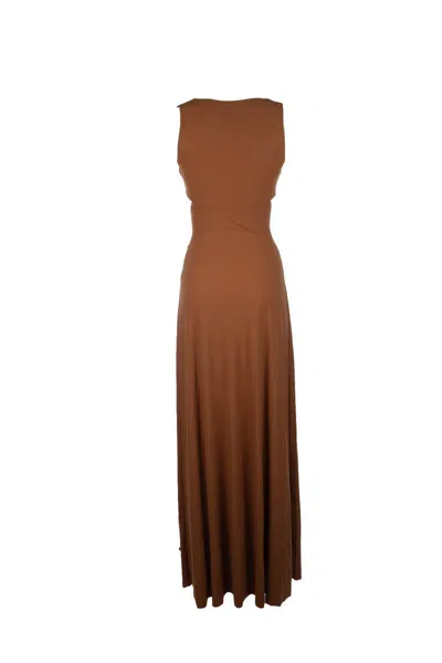 Chiara Boni La Petite Robe Draped-detail Jumpsuit In Lands